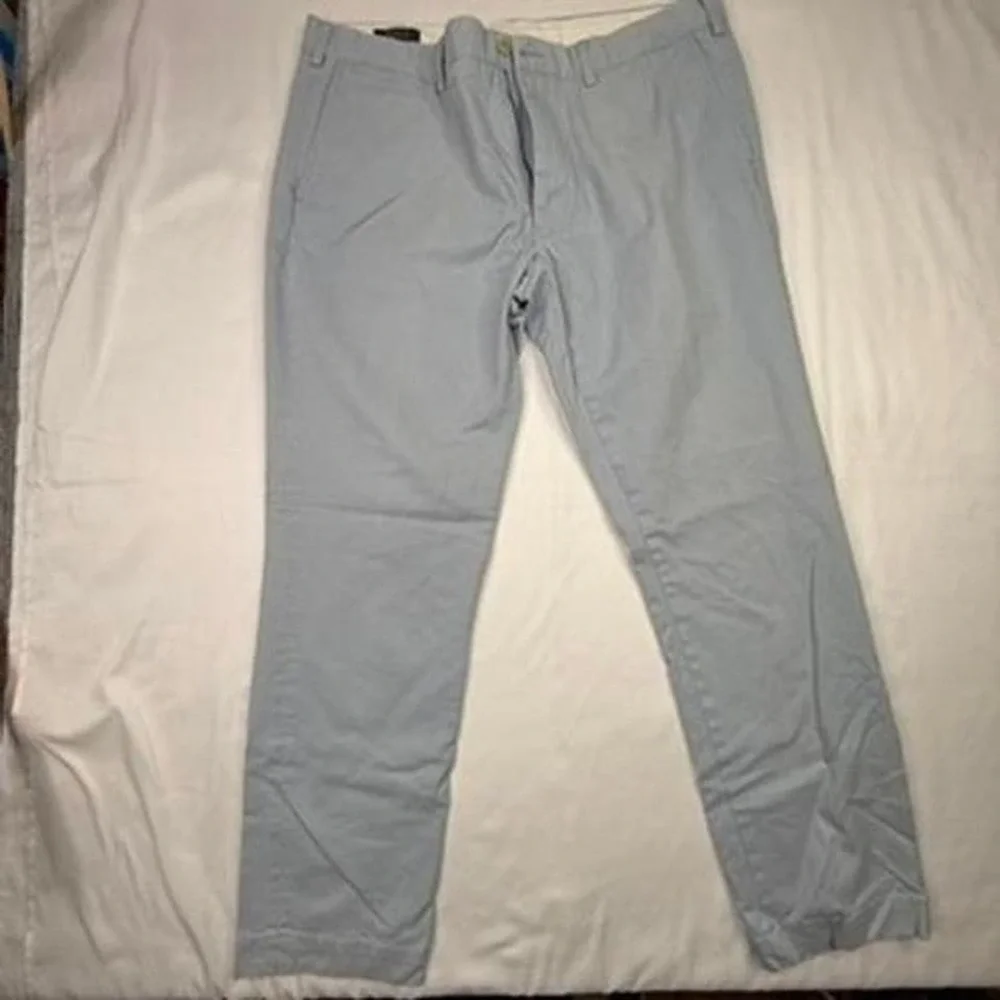 Polo Ralph Lauren Mens Slim Fit Chino Pants Light‎ Blue Size 38x32